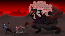 2 Full Bodies & Simple Scene Background